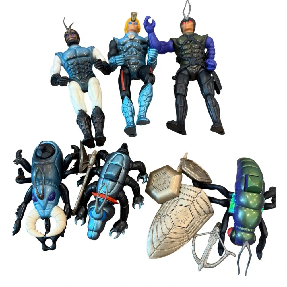 Vintage Rare 1985 Coleco Sectaurs Warriors of Symbion Action Figure Creature lot